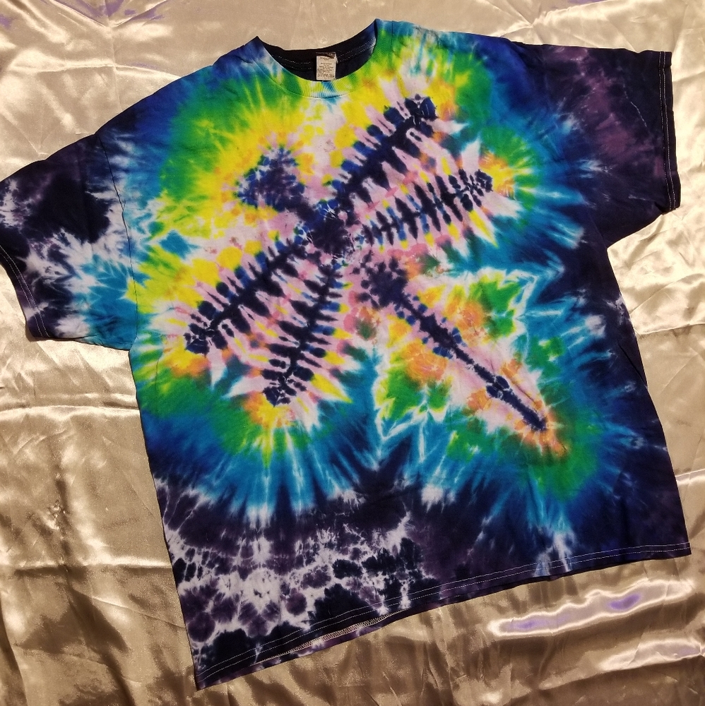 Stunning Tie Dye Dragonfly T Shirt